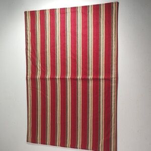 Longaberger 1 Holiday Stripe Fabric Placemat